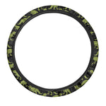 Tyrannosaurus Rex Pattern Print Car Steering Wheel Cover