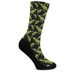 Tyrannosaurus Rex Pattern Print Crew Socks