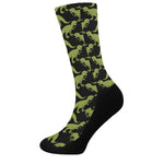 Tyrannosaurus Rex Pattern Print Crew Socks