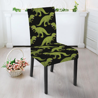 Tyrannosaurus Rex Pattern Print Dining Chair Slipcover