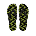Tyrannosaurus Rex Pattern Print Flip Flops