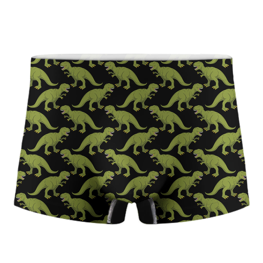 Tyrannosaurus Rex Pattern Print Men's Boxer Briefs