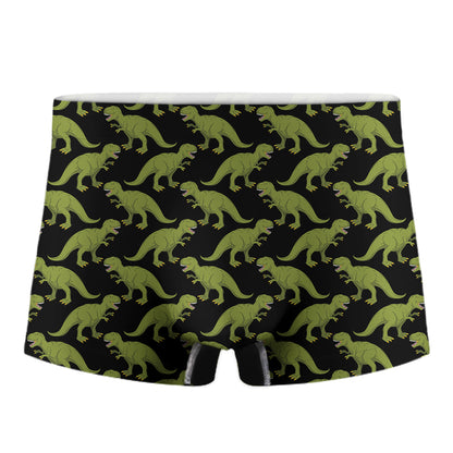 Tyrannosaurus Rex Pattern Print Men's Boxer Briefs