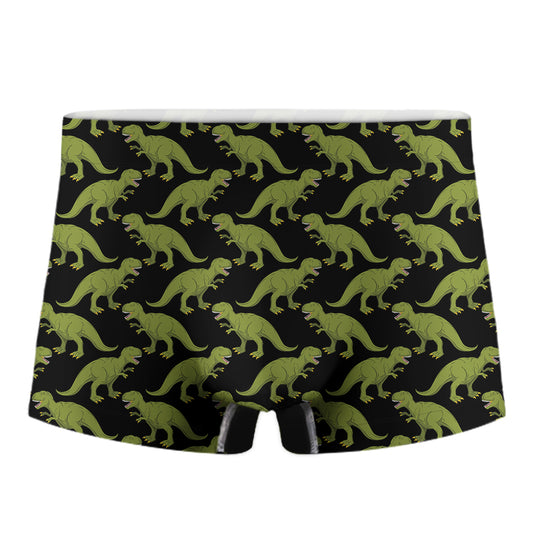 Tyrannosaurus Rex Pattern Print Men's Boxer Briefs