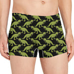 Tyrannosaurus Rex Pattern Print Men's Boxer Briefs