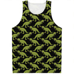 Tyrannosaurus Rex Pattern Print Men's Tank Top
