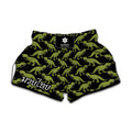 Tyrannosaurus Rex Pattern Print Muay Thai Boxing Shorts