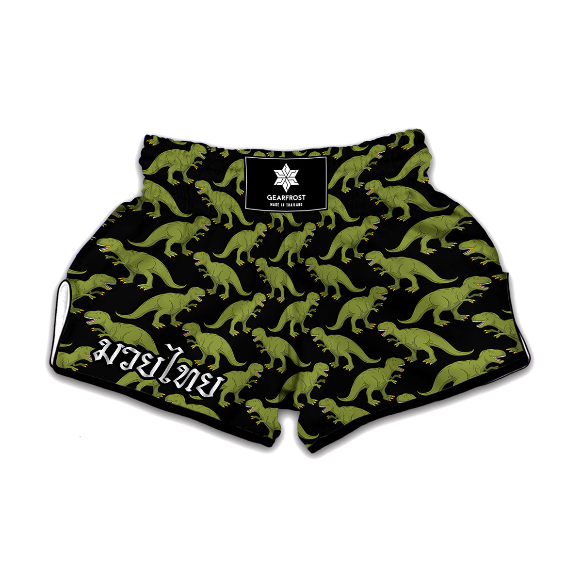 Tyrannosaurus Rex Pattern Print Muay Thai Boxing Shorts