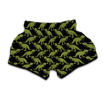 Tyrannosaurus Rex Pattern Print Muay Thai Boxing Shorts