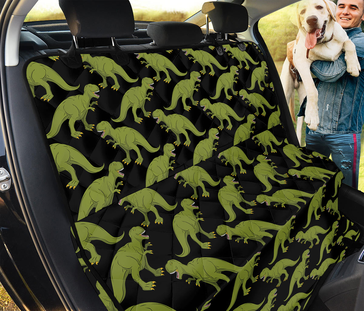 Tyrannosaurus Rex Pattern Print Pet Car Back Seat Cover