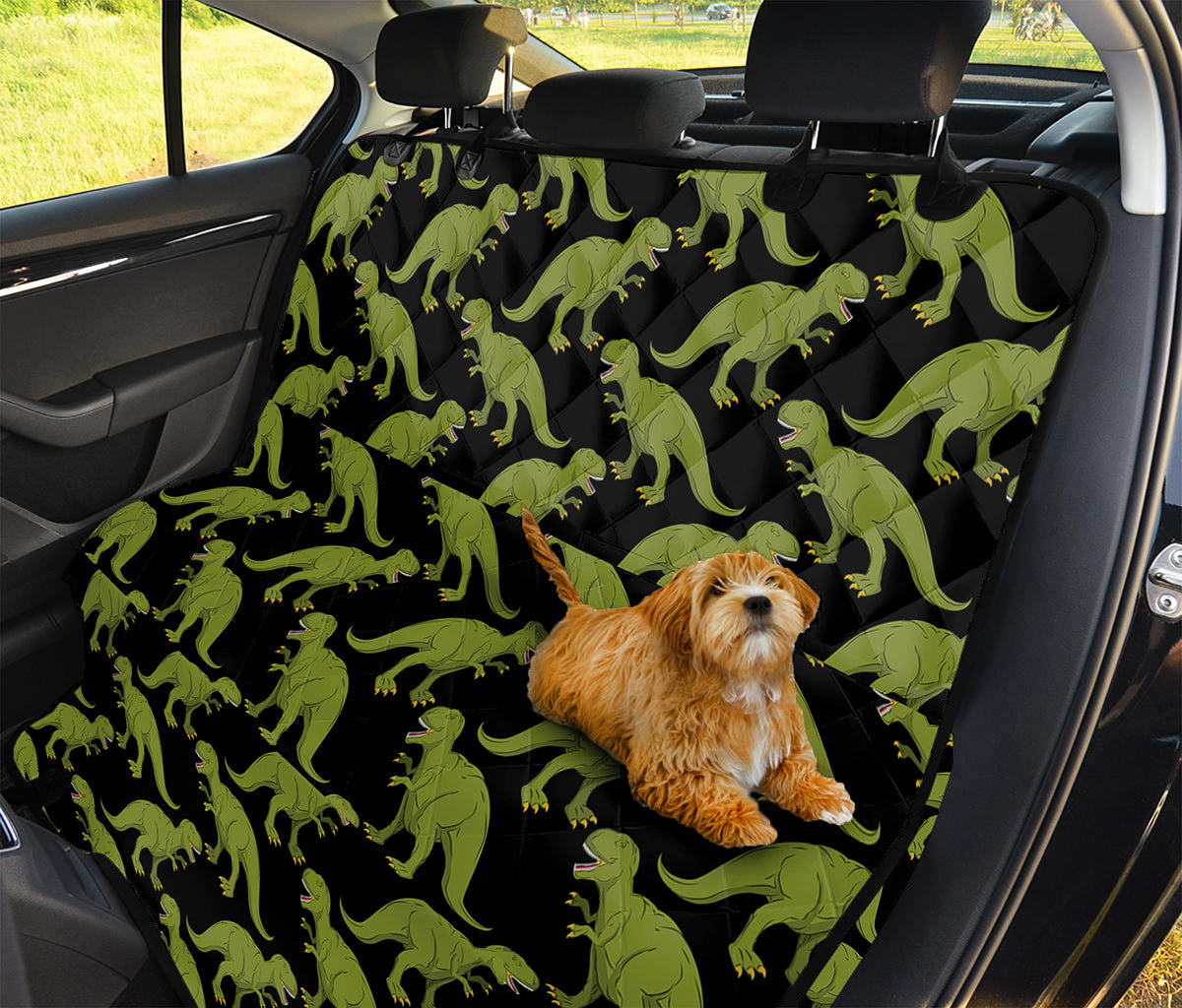 Tyrannosaurus Rex Pattern Print Pet Car Back Seat Cover
