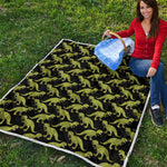 Tyrannosaurus Rex Pattern Print Quilt