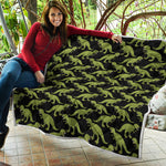 Tyrannosaurus Rex Pattern Print Quilt