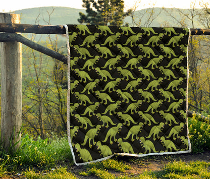 Tyrannosaurus Rex Pattern Print Quilt