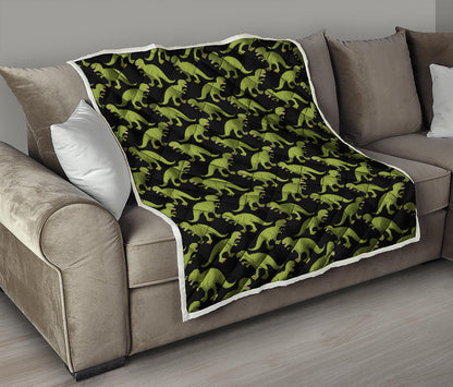 Tyrannosaurus Rex Pattern Print Quilt
