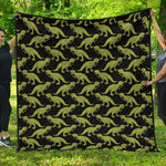 Tyrannosaurus Rex Pattern Print Quilt