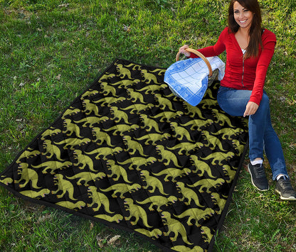 Tyrannosaurus Rex Pattern Print Quilt