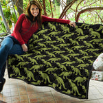 Tyrannosaurus Rex Pattern Print Quilt