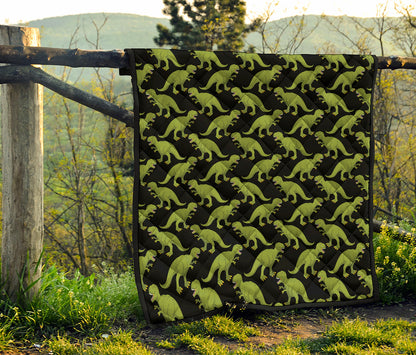 Tyrannosaurus Rex Pattern Print Quilt