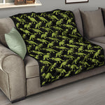 Tyrannosaurus Rex Pattern Print Quilt