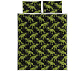 Tyrannosaurus Rex Pattern Print Quilt Bed Set