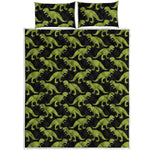 Tyrannosaurus Rex Pattern Print Quilt Bed Set