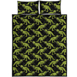 Tyrannosaurus Rex Pattern Print Quilt Bed Set