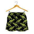 Tyrannosaurus Rex Pattern Print Women's Shorts