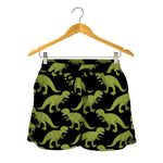 Tyrannosaurus Rex Pattern Print Women's Shorts