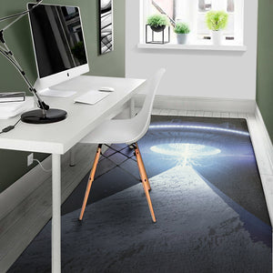 UFO Pyramid Print Area Rug