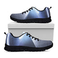 UFO Pyramid Print Black Running Shoes