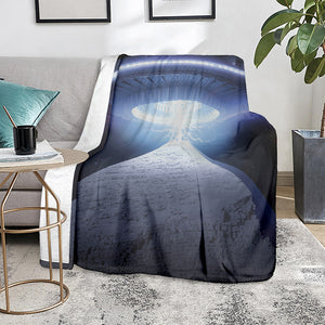 UFO Pyramid Print Blanket