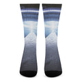 UFO Pyramid Print Crew Socks