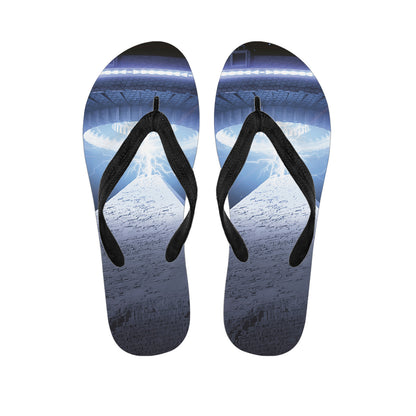 UFO Pyramid Print Flip Flops