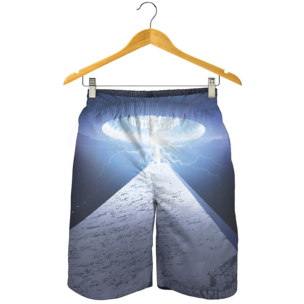 UFO Pyramid Print Men's Shorts