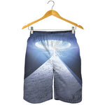 UFO Pyramid Print Men's Shorts
