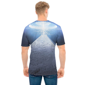 UFO Pyramid Print Men's T-Shirt