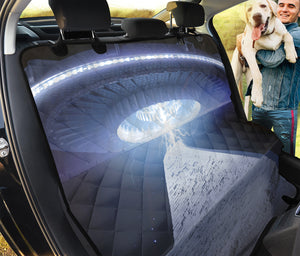 UFO Pyramid Print Pet Car Back Seat Cover