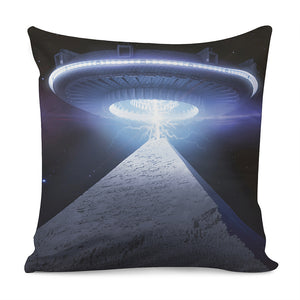 UFO Pyramid Print Pillow Cover