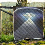 UFO Pyramid Print Quilt