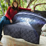 UFO Pyramid Print Quilt