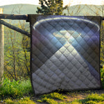 UFO Pyramid Print Quilt