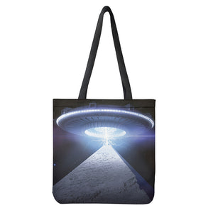 UFO Pyramid Print Tote Bag