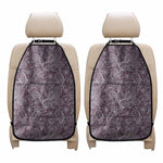 Umber Floral Bohemian Pattern Print Car Seat Organizers