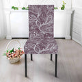 Umber Floral Bohemian Pattern Print Dining Chair Slipcover