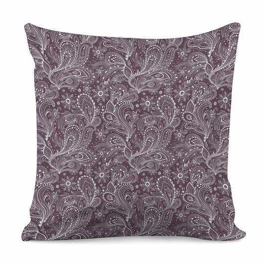 Umber Floral Bohemian Pattern Print Pillow Cover