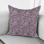 Umber Floral Bohemian Pattern Print Pillow Cover