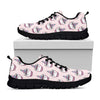 Unicorn Cupcake Pattern Print Black Sneakers