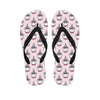 Unicorn Cupcake Pattern Print Flip Flops