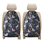 Unicorn Dream Cartoon Pattern Print Car Seat Organizers
